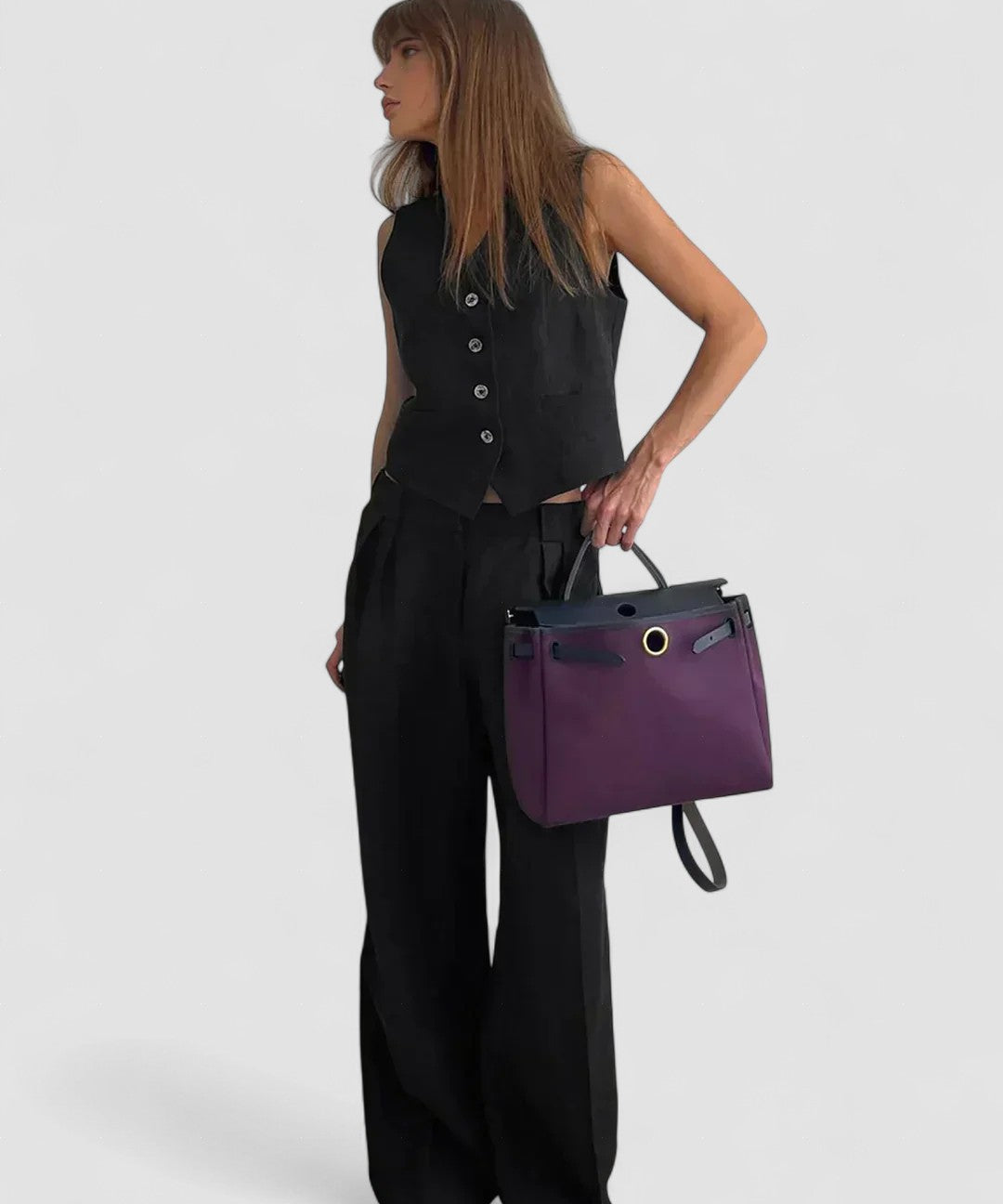 Bianca – Set De Pantaloni Cu Croiala Lejera