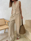 Bianca – Set De Pantaloni Cu Croiala Lejera