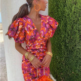 Aurelia – Rochie lungă vibrantă