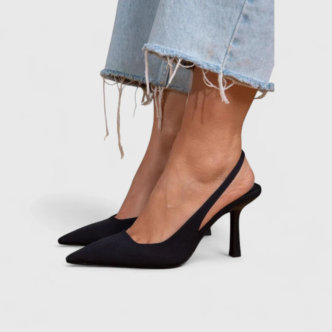 Isabelle – Pantofi Slingback cu Imprimeu Leopard