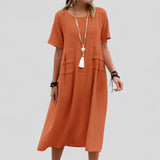 Mălina – Rochie Midi cu Buzunare