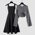 Clarissa - Set Rochie și Cardigan