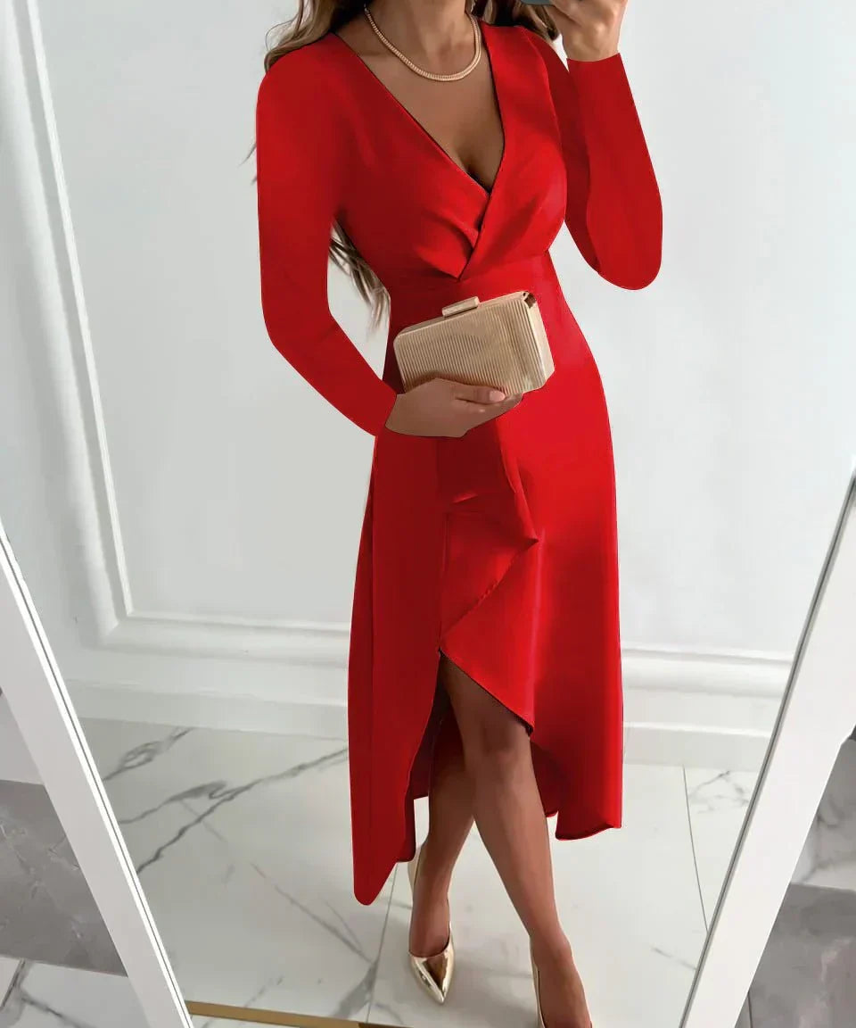 Mirabela – Rochie Elegantă cu Croială Fluidă