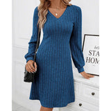 Mihaela – Rochie de Damă Elegantă cu Mâneci Lungi și Croială Confortabilă