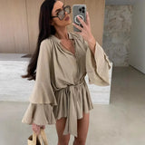 Dina – Rochie Cămașă cu Curea
