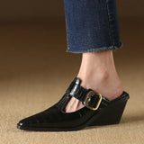 Mara – Mule Premium cu Imprimeu Croco