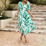 Jenny – Rochie midi cu decolteu în V