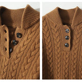 Pulover din cașmir Arden cu butoni