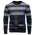 Jesse | Pulover tricotat pentru bărbați cu design în romb
