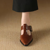 Mara – Mule Premium cu Imprimeu Croco