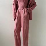 Elena – Set De Trei Piese Cu Blazer Si Pantaloni