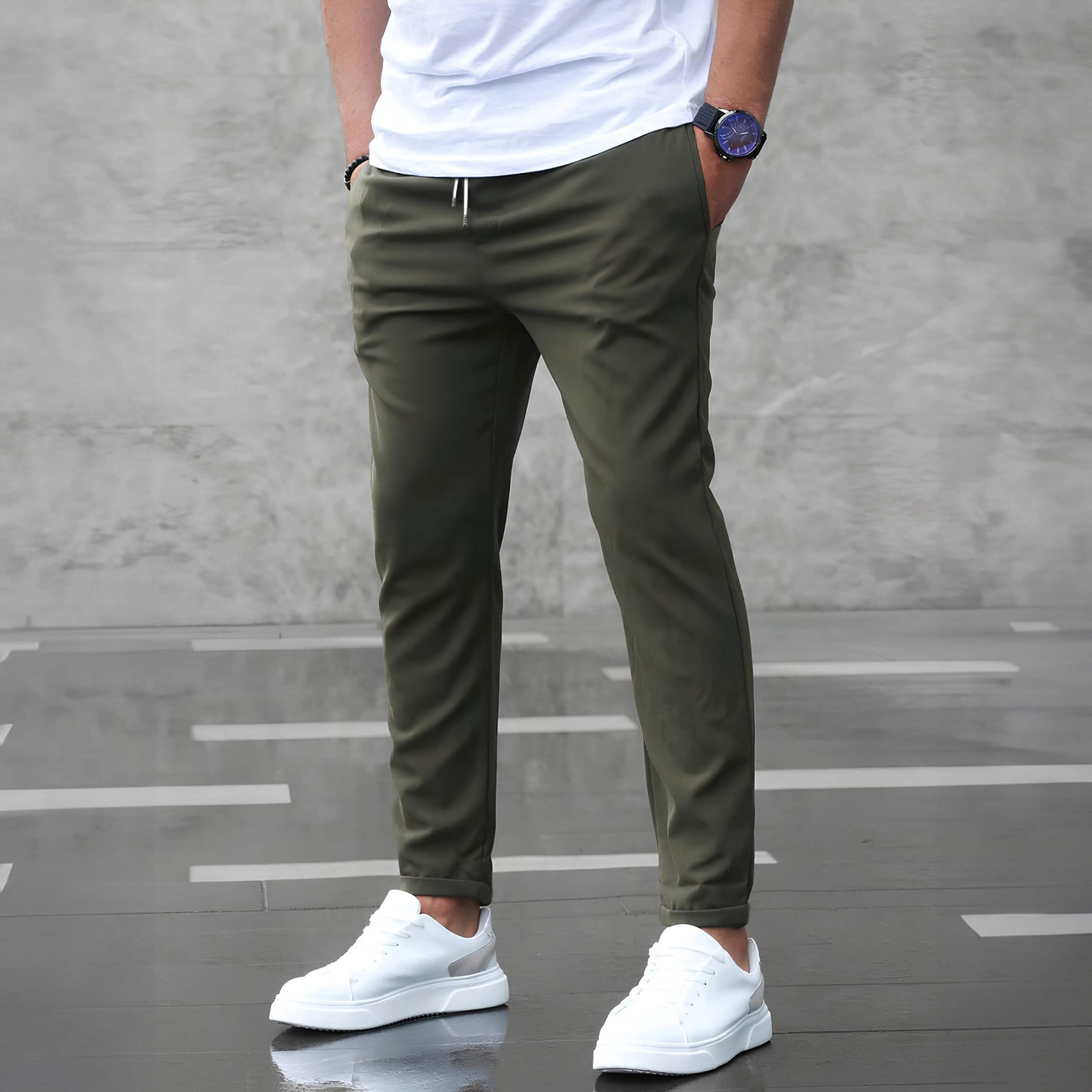 Lorenzo | Pantaloni Eleganți Stretch