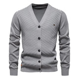 Dylan | Cardigan pentru bărbați călduros cu decolteu în V