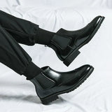Dwight | Botine Chelsea din piele sintetică