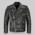 Massimo | Geacă de Biker din Piele Sintetică
