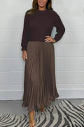 Mădălina – Rochie Maxi Plisată