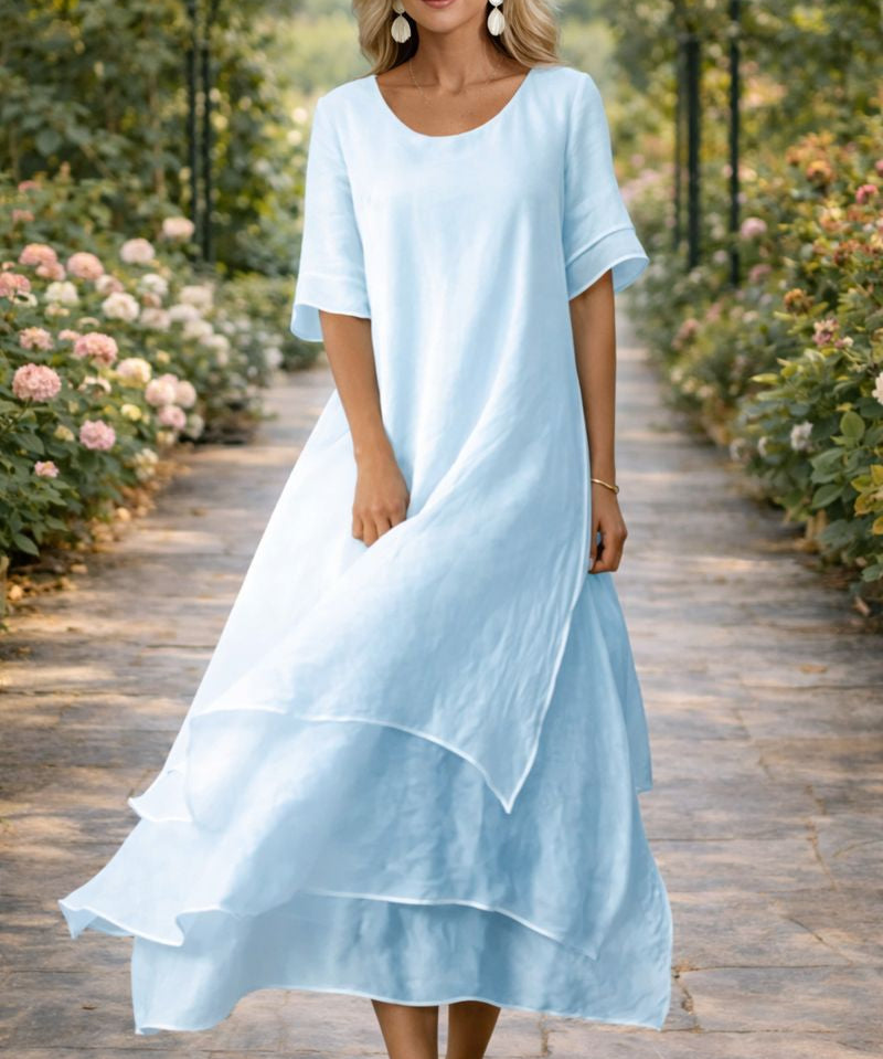 Eva – Rochie Maxi cu Volane