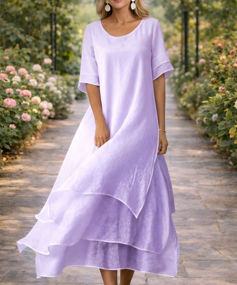 Eva – Rochie Maxi cu Volane