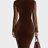 Ioana - Rochie Mini din Catifea