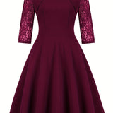 Simona – Rochie cu Detalii Delicate de Dantelă
