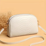 Cora — Mini Geantă Crossbody cu Textură Exotică