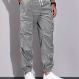 Roy | Pantalon Cargo Din Corduroy