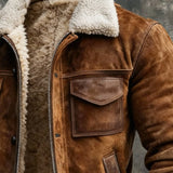 Marco | JACKE DIN PIELĂ NATURALĂ SHERPA