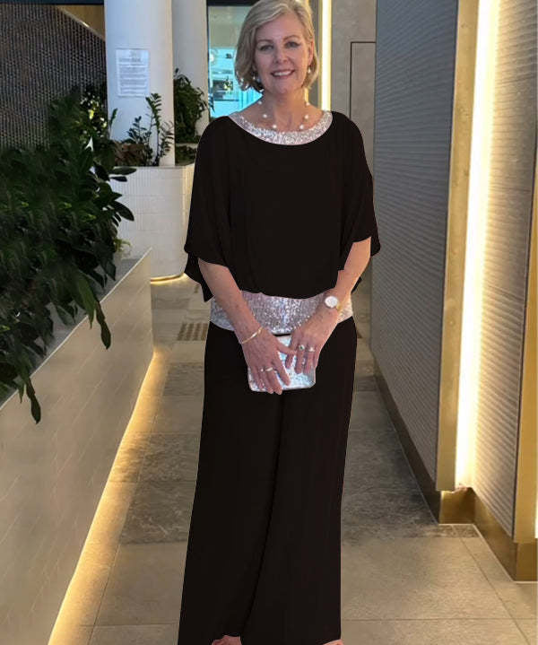 Liana – Set Elegant Format din Top și Fustă