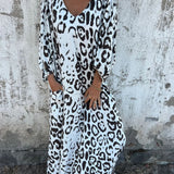 Flavia – Rochie lungă imprimată