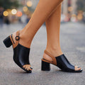 Melanie Marie | Pantofi slingback cu toc