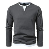Alwin | Tricou cu mânecă lungă premium din bumbac pieptănat