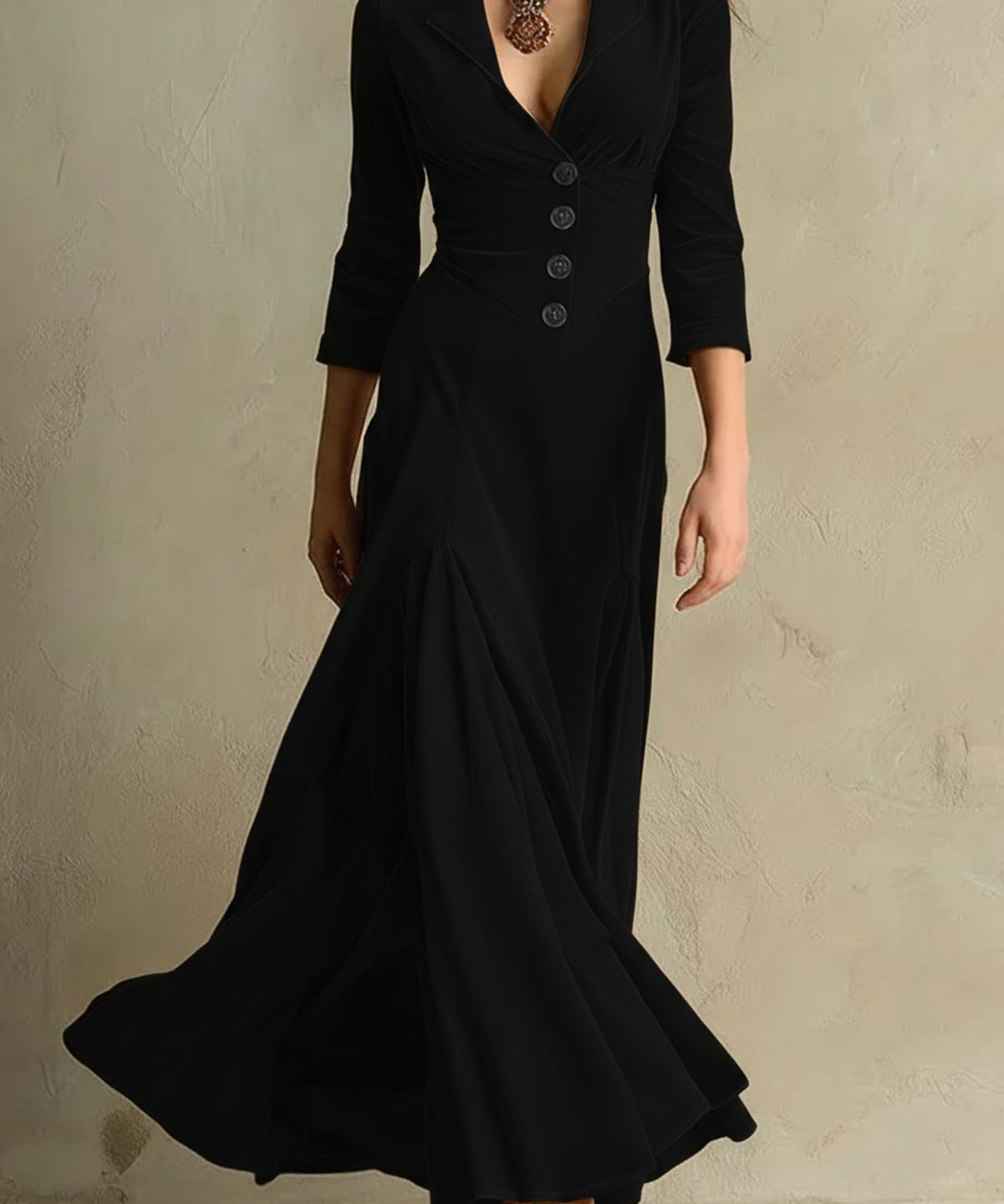 Vivienne Velvet Long Dress