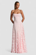 Oana – Rochie Maxi cu Corset din Dantelă Fină