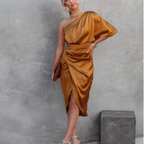 Doina – Rochie Midi cu Siluetă Delicată