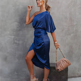 Doina – Rochie Midi cu Siluetă Delicată