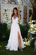 Cosmina – Rochie Maxi cu Top Halter și Fustă Stratificată