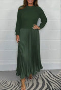 Mădălina – Rochie Maxi Plisată