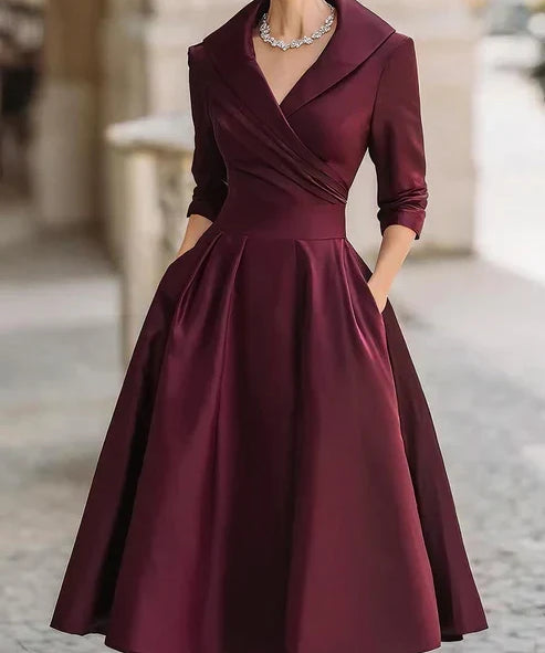 Maria – Rochie Midi Elegantă
