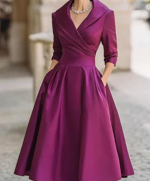 Maria – Rochie Midi Elegantă