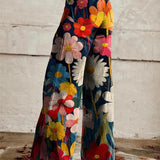 Sânziana – Pantaloni Wide-Leg Boho-Chic