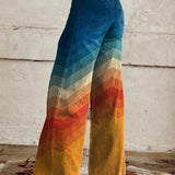 Damaris – Pantaloni Wide-Leg Boho-Chic