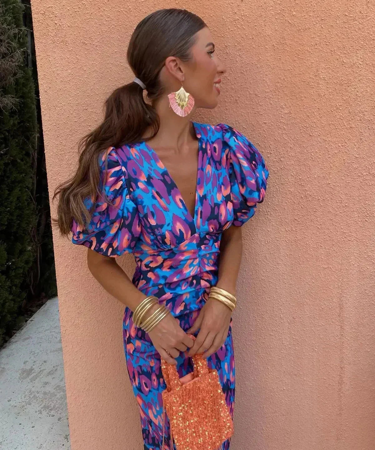 Aurelia – Rochie lungă vibrantă