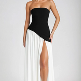 Livia – Rochie Lungă Elegantă cu Linie Clasică