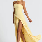 Livia – Rochie Lungă Elegantă cu Linie Clasică