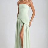 Livia – Rochie Lungă Elegantă cu Linie Clasică