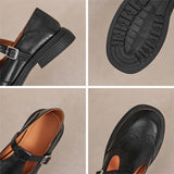 Giulia – Pantofi Vintage cu Design Brogue și Baretă