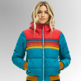 Larisa – Geacă de Toamnă cu Dungi Retro