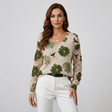 Nia - Pulover Floral Elegant