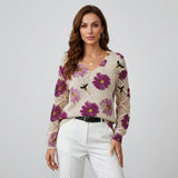Nia - Pulover Floral Elegant