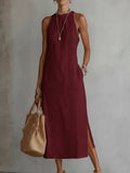 Luminița – Rochie Halter Ornamentală